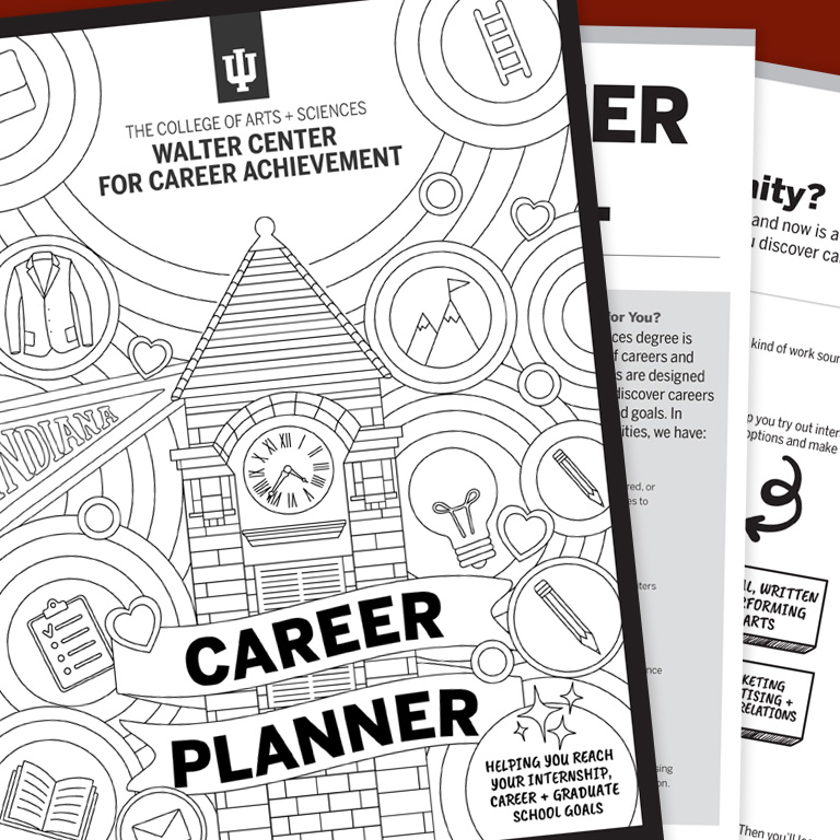Walter Center Career Planner cover